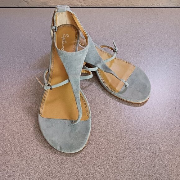 Splendid Bryce Suede Wedge Sandals - Picture 2 of 10